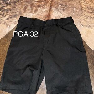 Men's Black PGA shorts